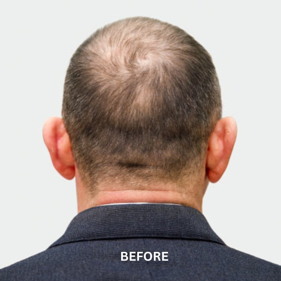 Receding Hairline FUE Transplant Before After - 2500 Grafts Natural Results