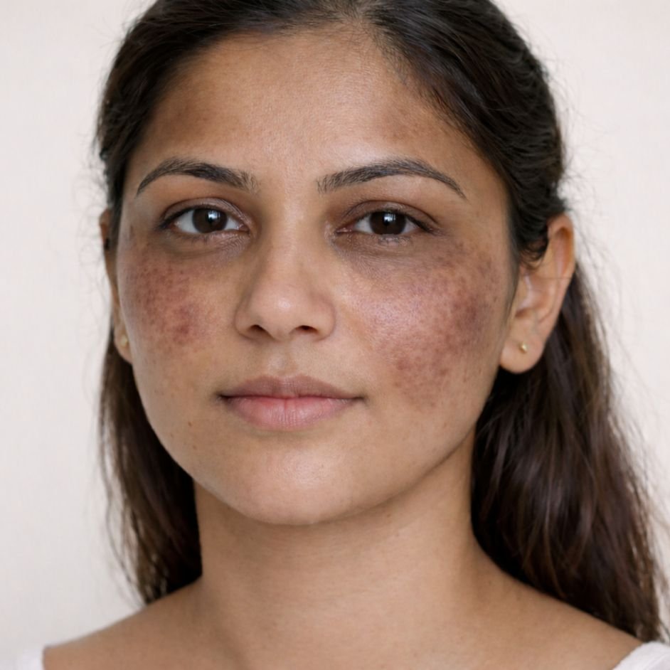 Sun Damage Correction Before After - 4 IPL Sessions Results