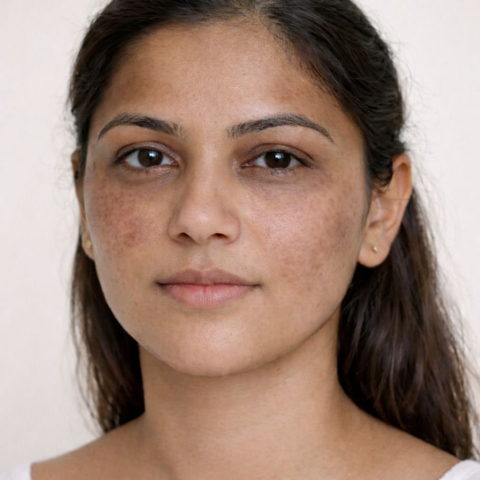 Post-Acne Dark Spots Removal Before After - 3 Months Treatment