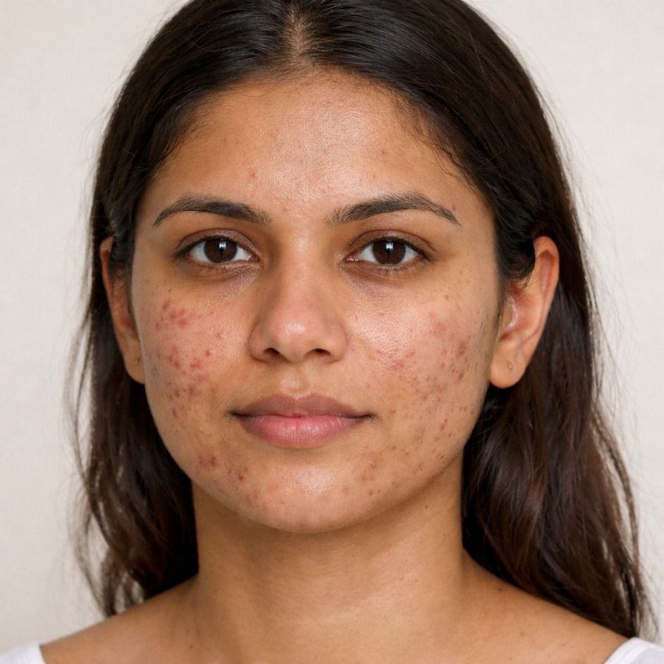 Active Acne Control Before After - 4 Months Treatment Results